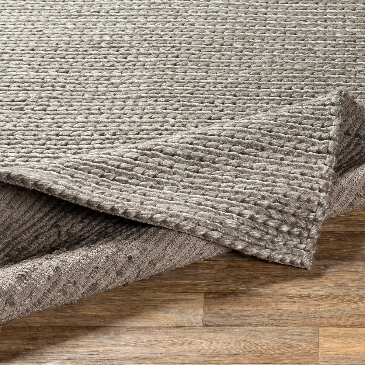 Surya Ozark Ozk-2300 Light Gray, White Rugs.