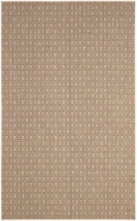 Safavieh Palm Beach Pab512A Natural / Black Rugs.