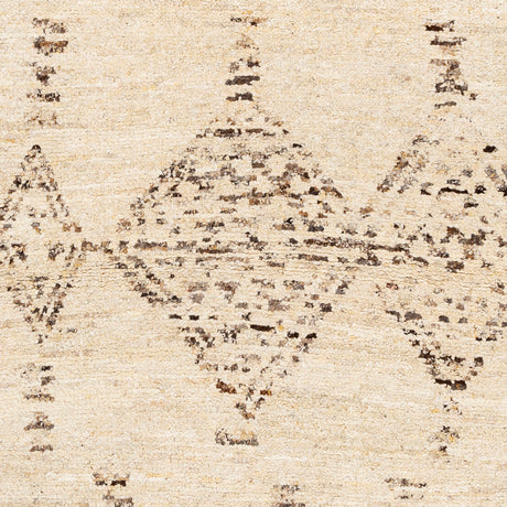 Surya Pampa Pap-1001 Butter, Cream, Dark Brown, Charcoal Rugs.