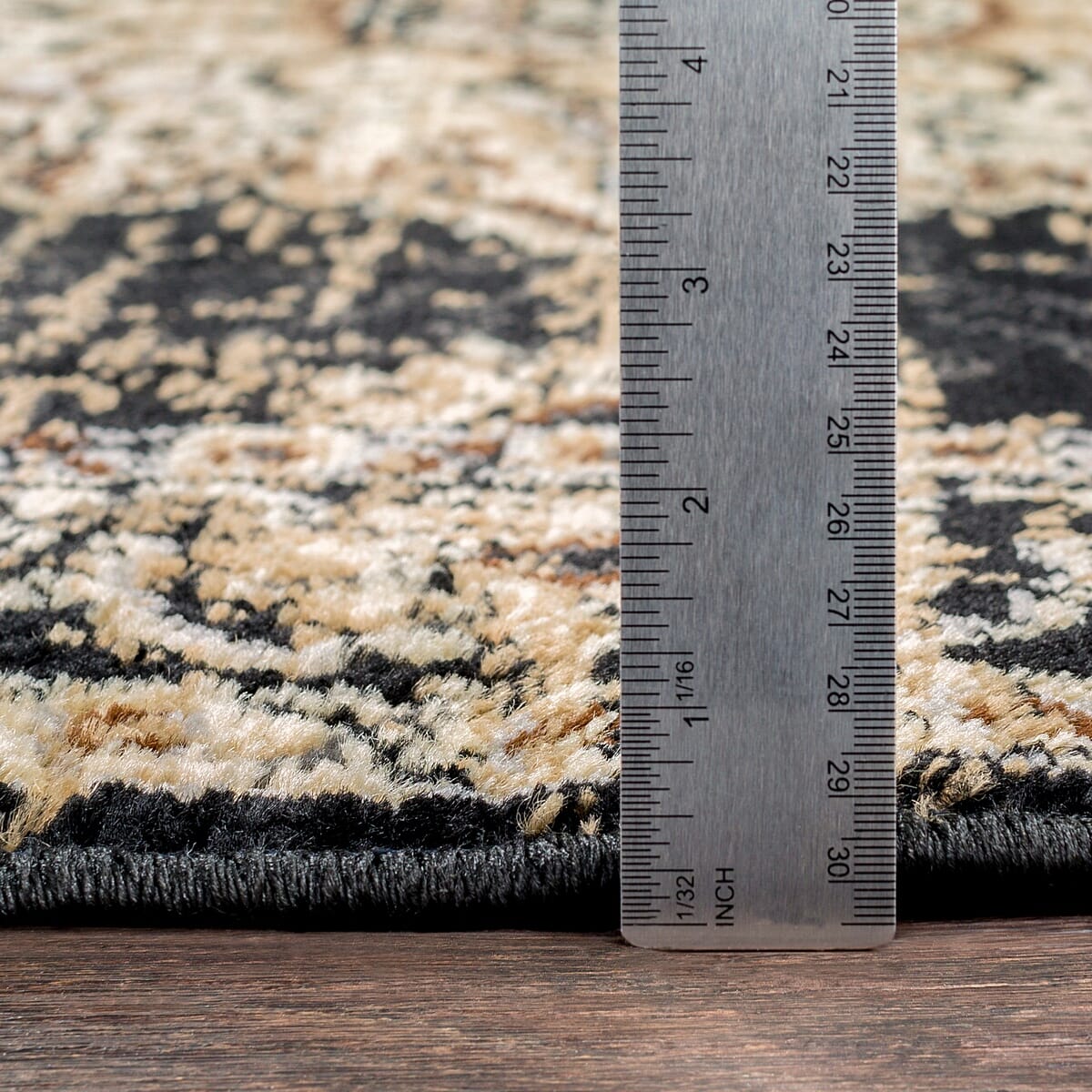 Surya Paramount Par-1089 Black, Charcoal, Khaki, Medium Gray Rugs.