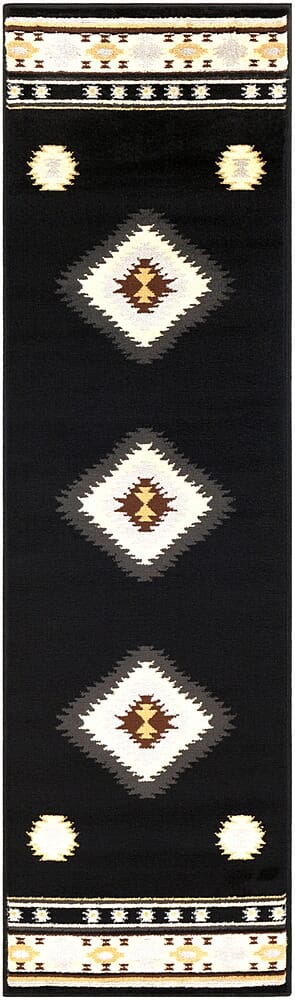 Surya Paramount Par-1095 Black, Charcoal, Medium Gray Rugs.