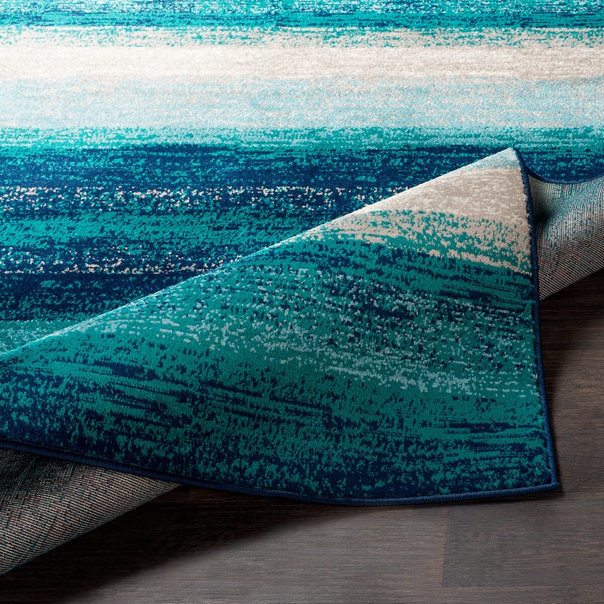Surya Paramount Par-1109 Teal, Aqua, Dark Blue, Light Gray Rugs.