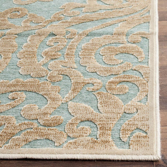 Safavieh Paradise Par390-3470 Stone / Aqua Rugs.