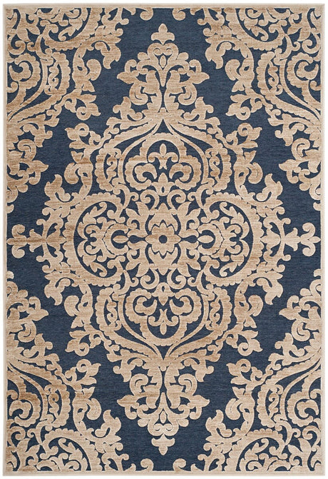 Safavieh Paradise Par390-3490 Stone / Navy Rugs.