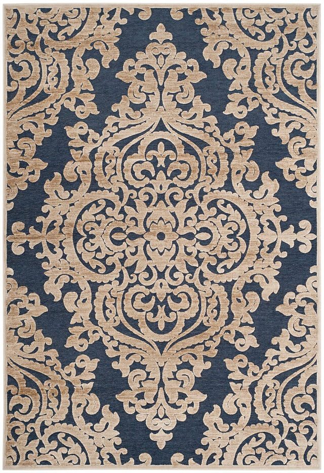 Safavieh Paradise Par390-3490 Stone / Navy Rugs.