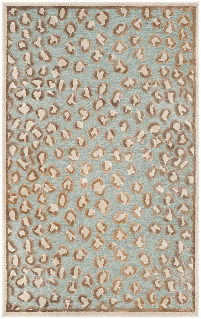 Safavieh Paradise Par84-3470 Stone / Aqua Rugs.
