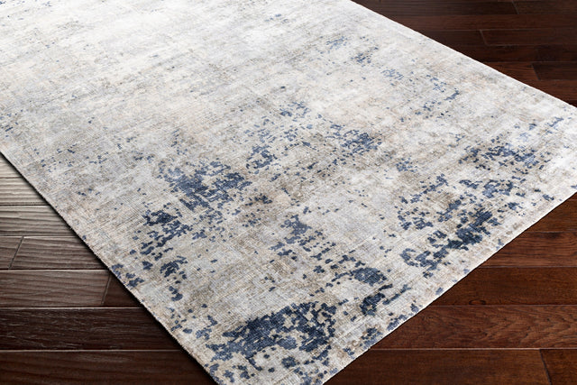 Surya Park Avenue Pav-2300 Dark Blue, Medium Gray, Camel, Cream Rugs.