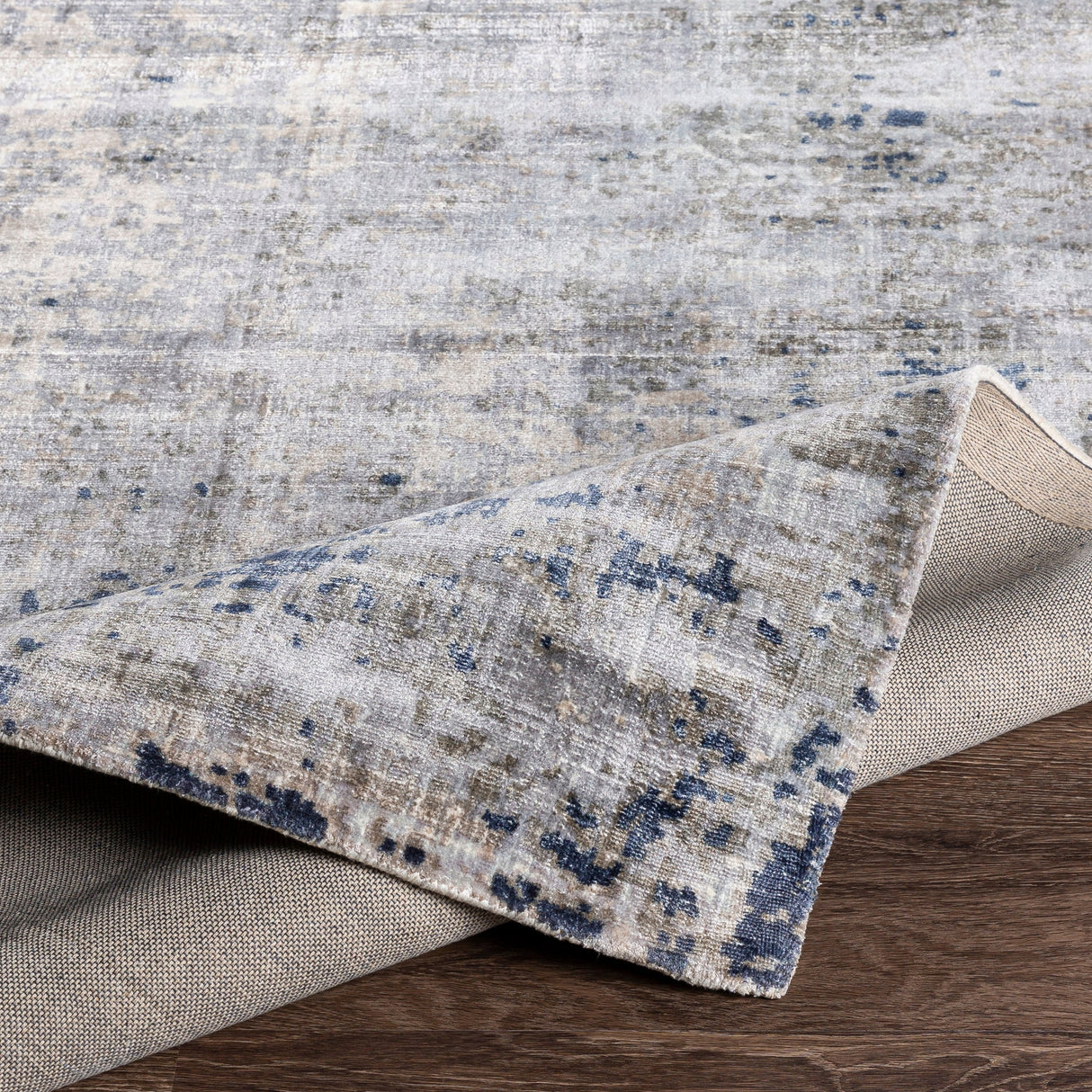 Surya Park Avenue Pav-2300 Dark Blue, Medium Gray, Camel, Cream Rugs.