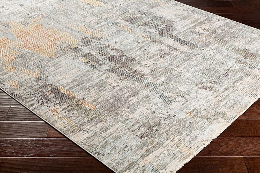 Surya Presidential Pdt-2306 Lime, Peach, Burnt Orange Rugs.