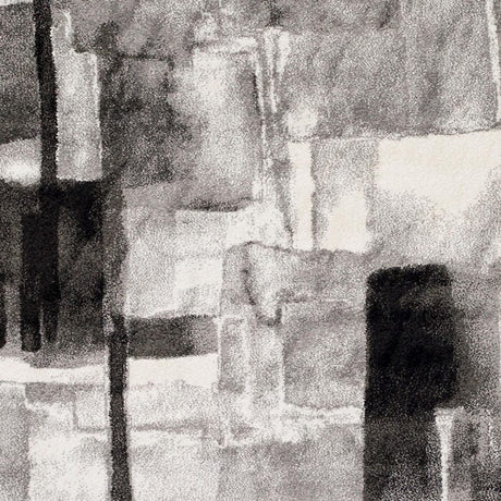 Surya Pepin Pei-1019 Black, Medium Gray, Cream Rugs.