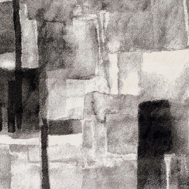 Surya Pepin Pei-1019 Black, Medium Gray, Cream Rugs.