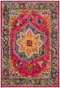 Safavieh Phoenix Phx153R Fuchsia/Blue Rug.