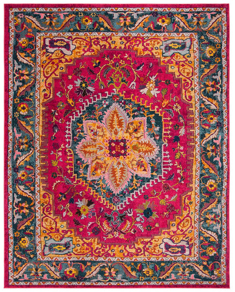 Safavieh Phoenix Phx153R Fuchsia/Blue Rug.