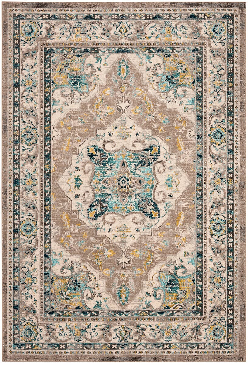 Safavieh Phoenix Phx154F Ivory / Grey Rugs.