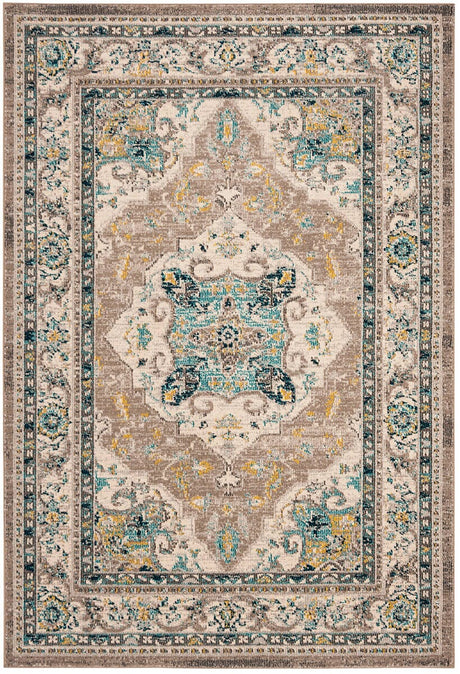 Safavieh Phoenix Phx154F Ivory / Grey Rugs.