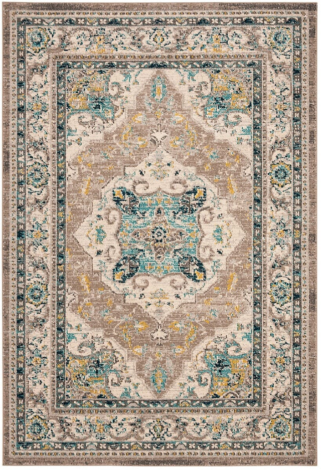 Safavieh Phoenix Phx154F Ivory / Grey Rugs.