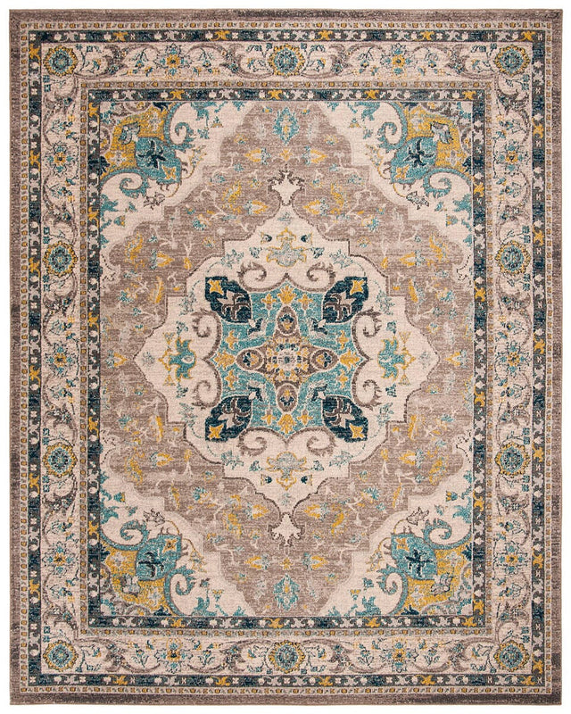 Safavieh Phoenix Phx154F Ivory / Grey Rugs.