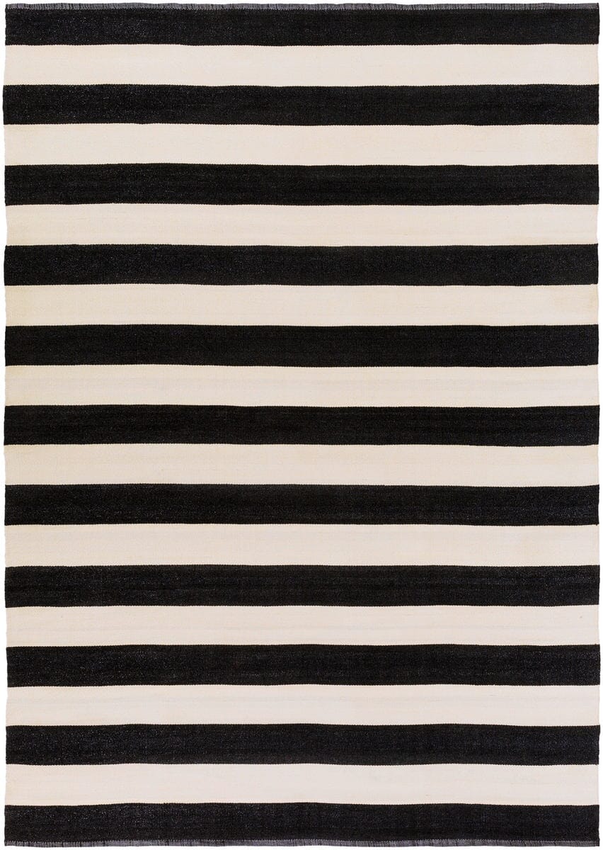 Surya Picnic Pic-4005 Black / Ivory Rugs.