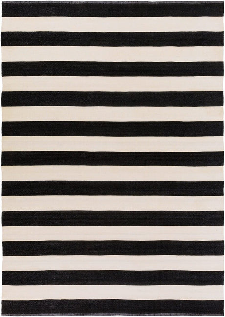 Surya Picnic Pic-4005 Black / Ivory Rugs.