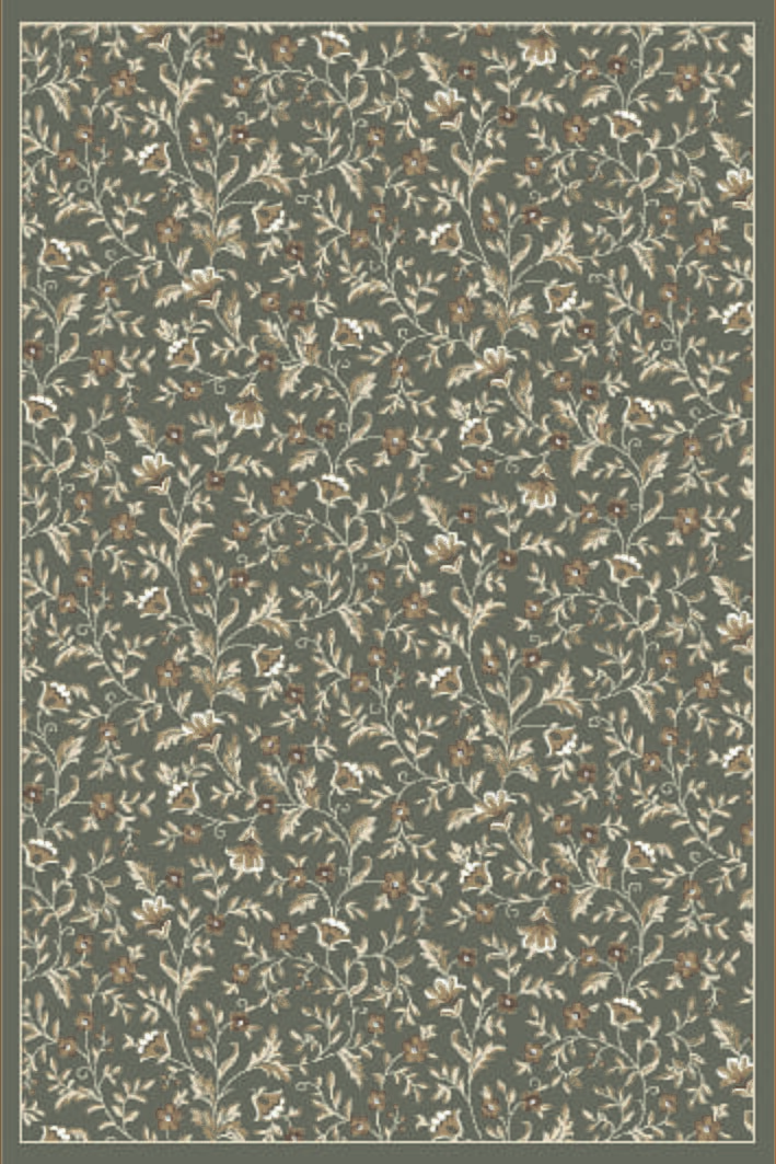 Radici Pisa 6674 Green Floral / Country Area Rug