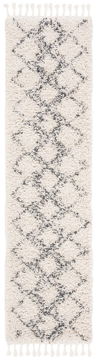 Safavieh Pro Lux Shag Plx432A Cream / Blue Rugs.