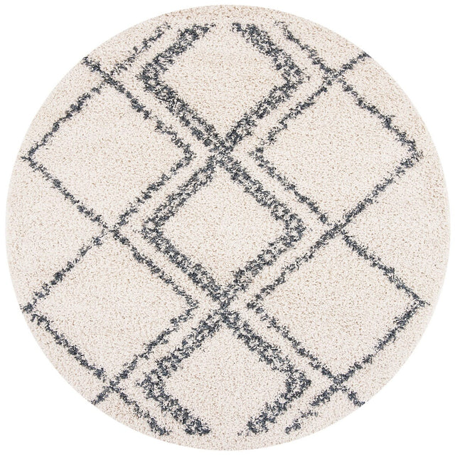 Safavieh Pro Lux Shag Plx432A Cream / Blue Rugs.