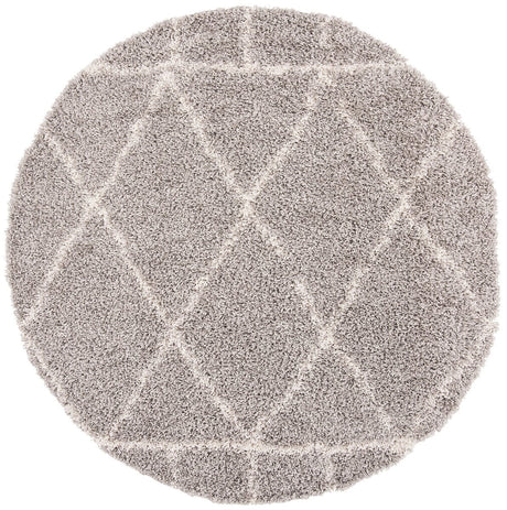 Safavieh Pro Lux Shag Plx433F Grey / Cream Rugs.