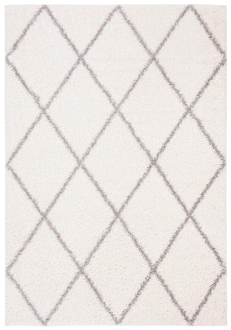 Safavieh Parma Shag Pma515A Cream/Grey Rug.