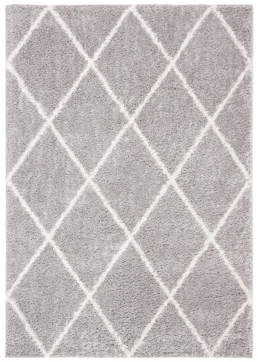 Safavieh Parma Shag Pma515G Grey/Cream Rug.