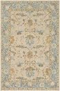 Surya Panipat Pnp-2308 Light Gray, Charcoal, Pale Blue Rugs.