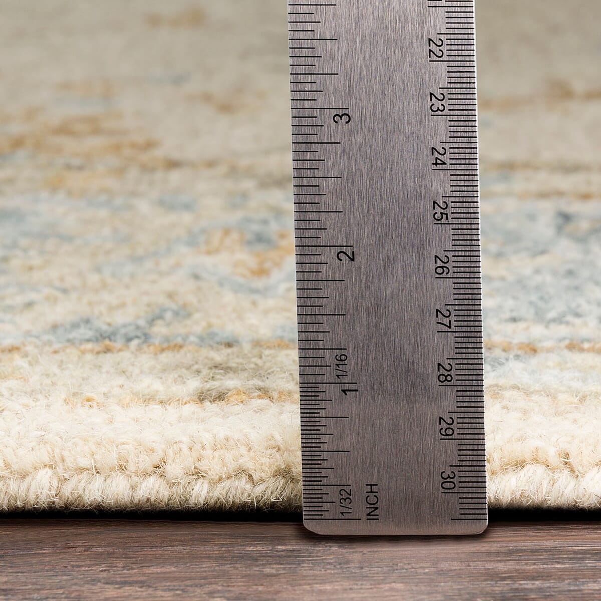 Surya Panipat Pnp-2308 Light Gray, Charcoal, Pale Blue Rugs.