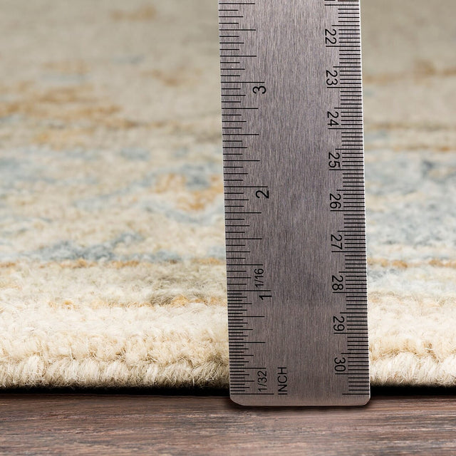 Surya Panipat Pnp-2308 Light Gray, Charcoal, Pale Blue Rugs.