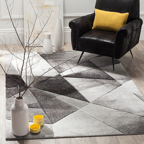 Safavieh Porcello Prl6939D Light Grey / Charcoal Rugs.