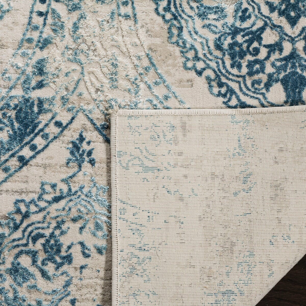 Safavieh Princeton Prn715M Blue / Beige Rugs.