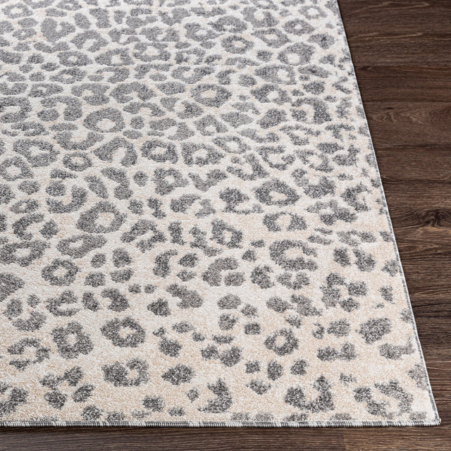 Surya Positano Psn-2305 Charcoal, Medium Gray, Light Gray, Ivory Rugs.
