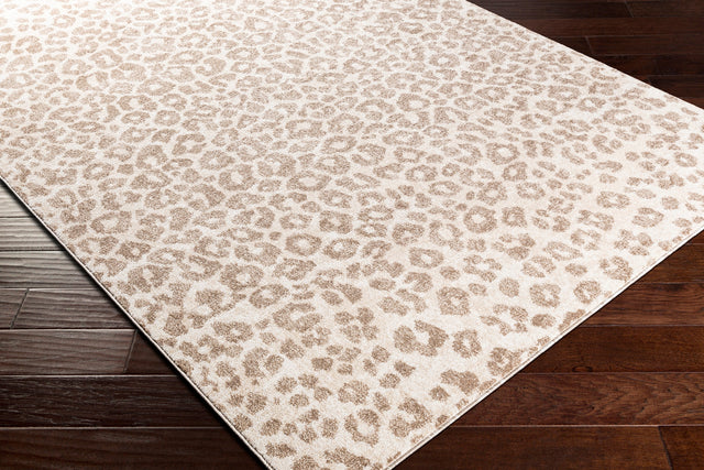 Surya Positano Psn-2306 Camel, White, Ivory, Dark Brown Rugs.