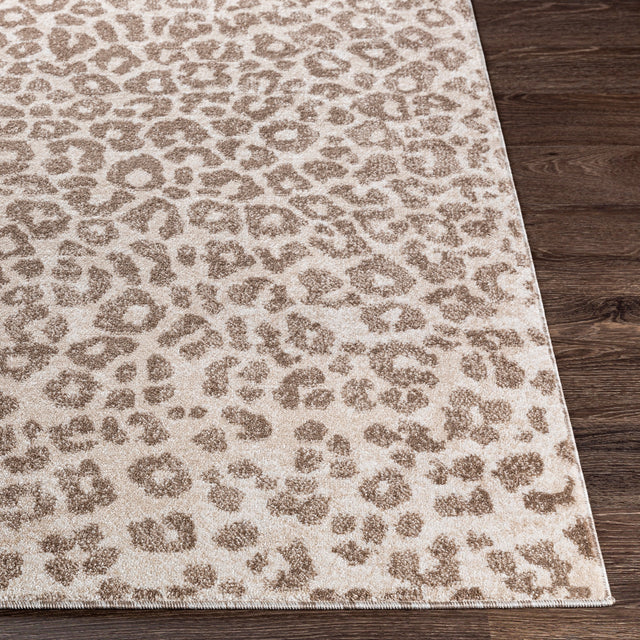 Surya Positano Psn-2306 Camel, White, Ivory, Dark Brown Rugs.