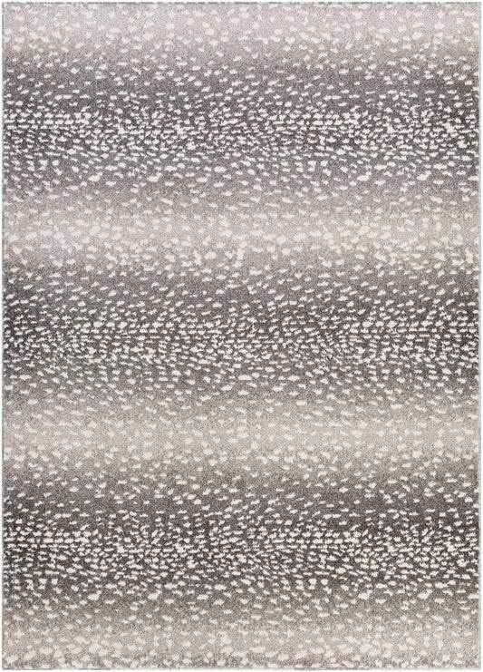 Surya Positano Psn-2313 Charcoal, Medium Gray, Light Gray, White Area Rug