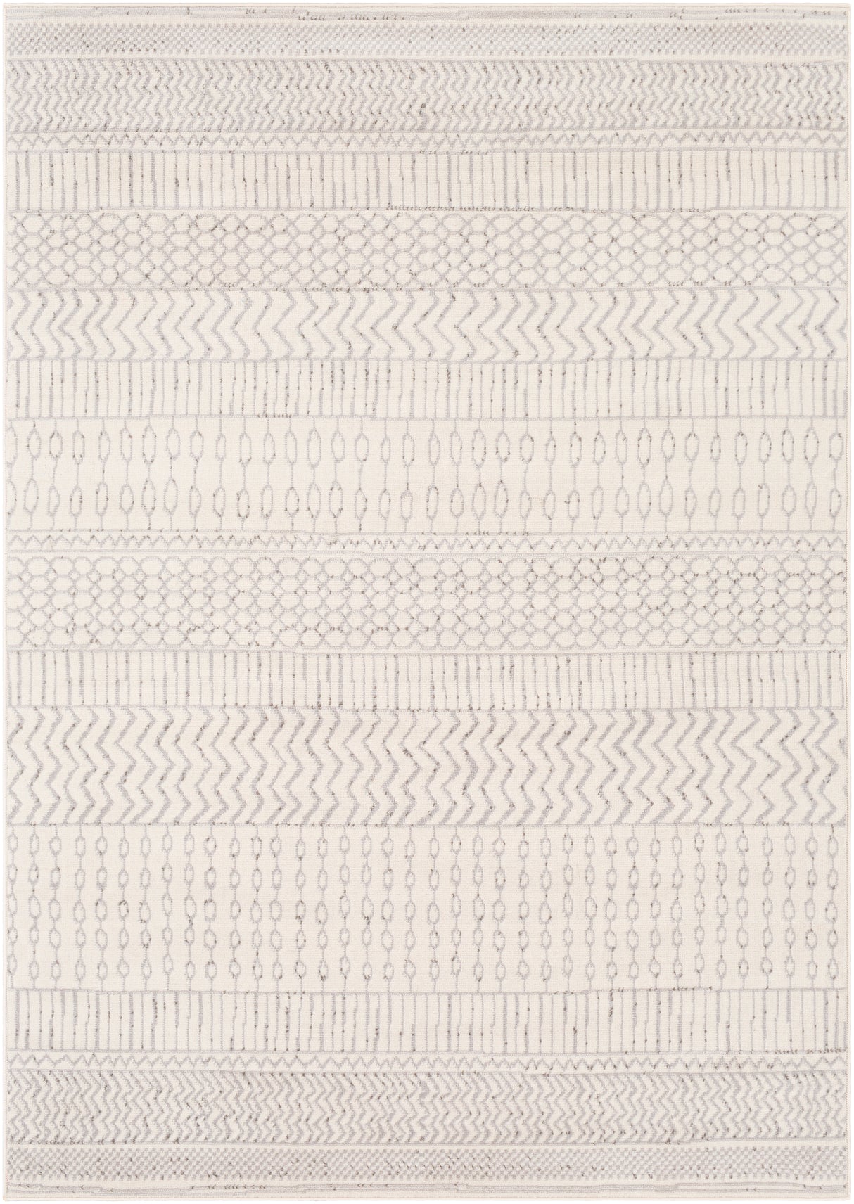 Surya Pisa Pss-2301 Medium Gray, Ivory, Light Gray Rugs.