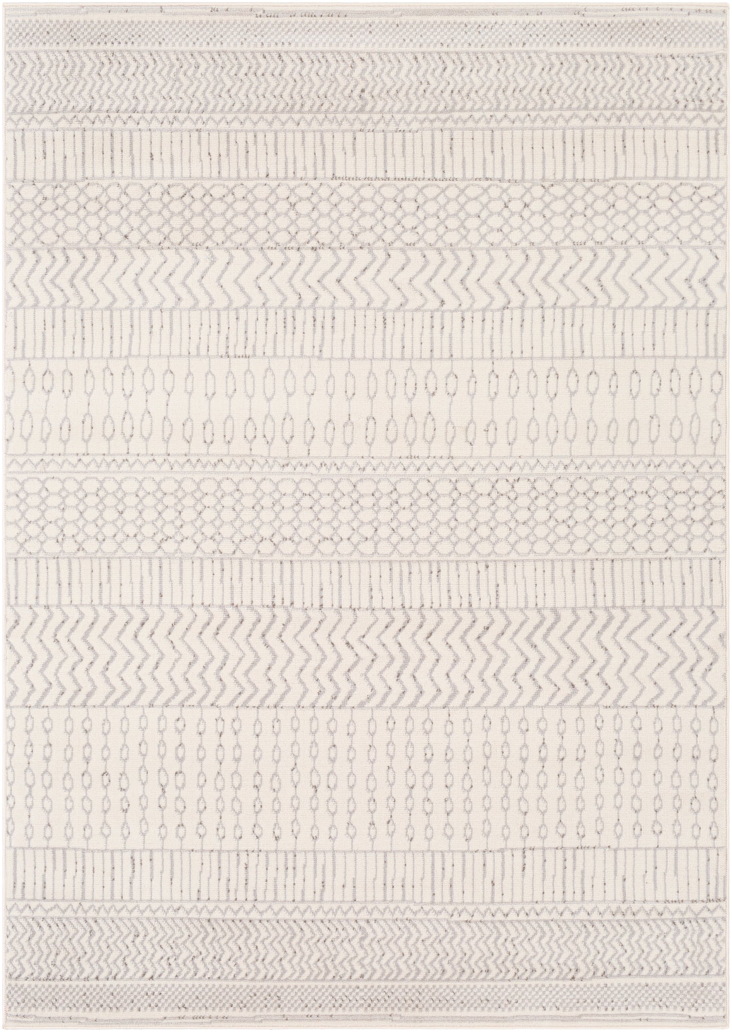 Surya Pisa Pss-2301 Medium Gray, Ivory, Light Gray Rugs.