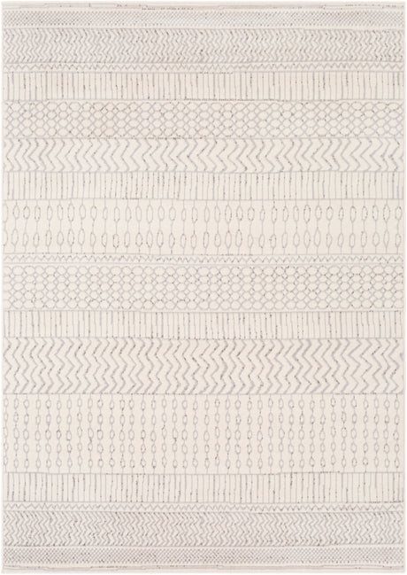 Surya Pisa Pss-2301 Medium Gray, Ivory, Light Gray Rugs.