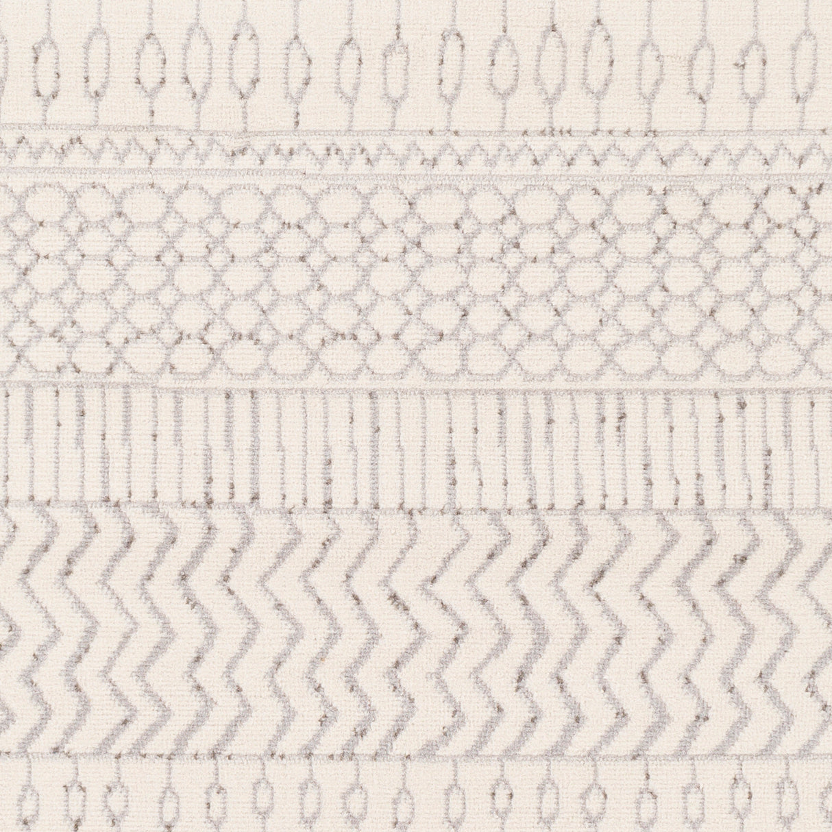 Surya Pisa Pss-2301 Medium Gray, Ivory, Light Gray Rugs.