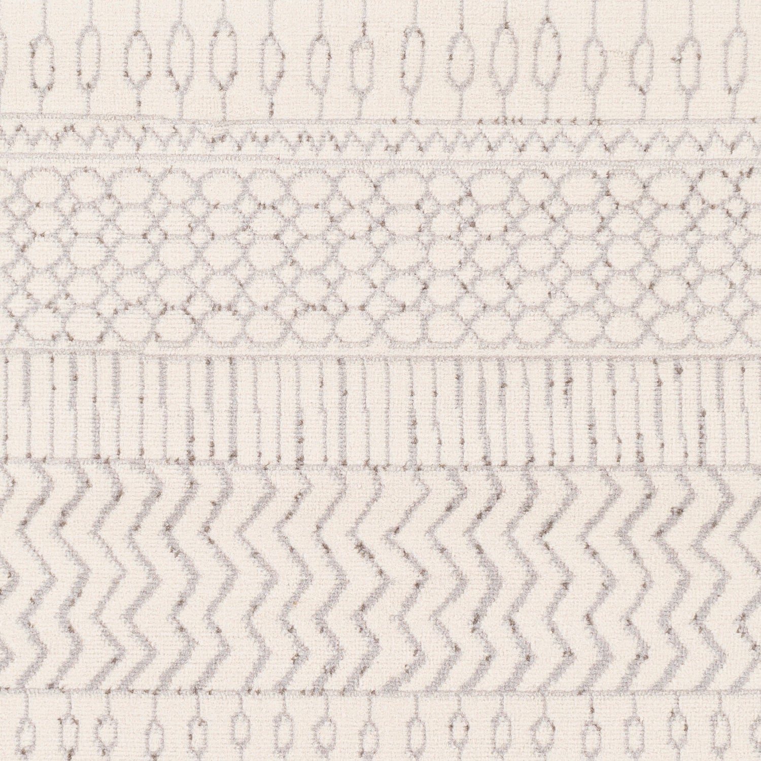 Surya Pisa Pss-2301 Medium Gray, Ivory, Light Gray Rugs.