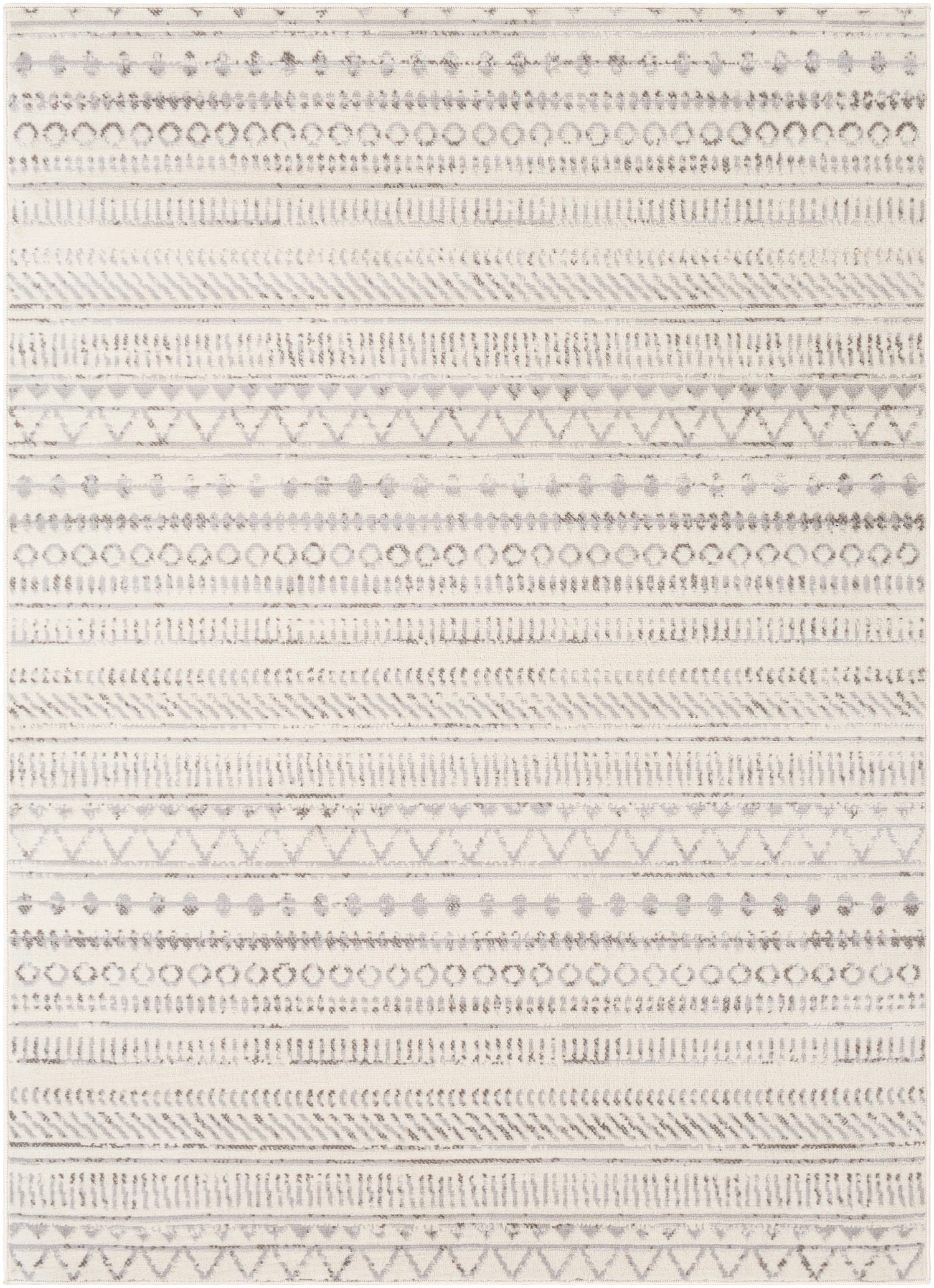 Surya Pisa Pss-2304 Medium Gray, Ivory, Light Gray Rugs.
