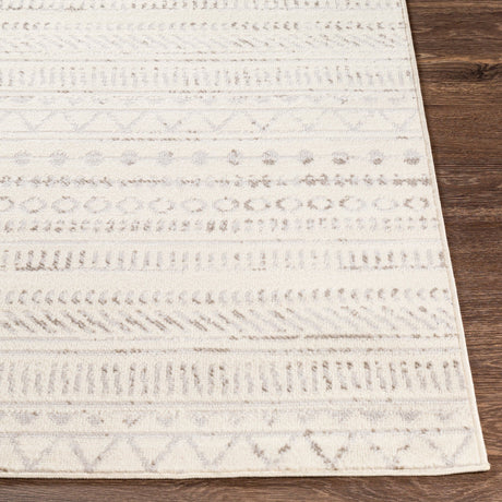Surya Pisa Pss-2304 Medium Gray, Ivory, Light Gray Rugs.