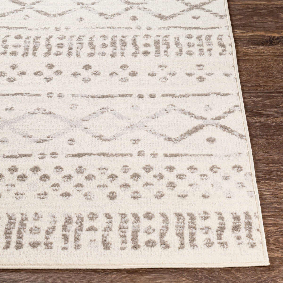 Surya Pisa Pss-2311 Medium Gray, Ivory, Light Gray Rugs.