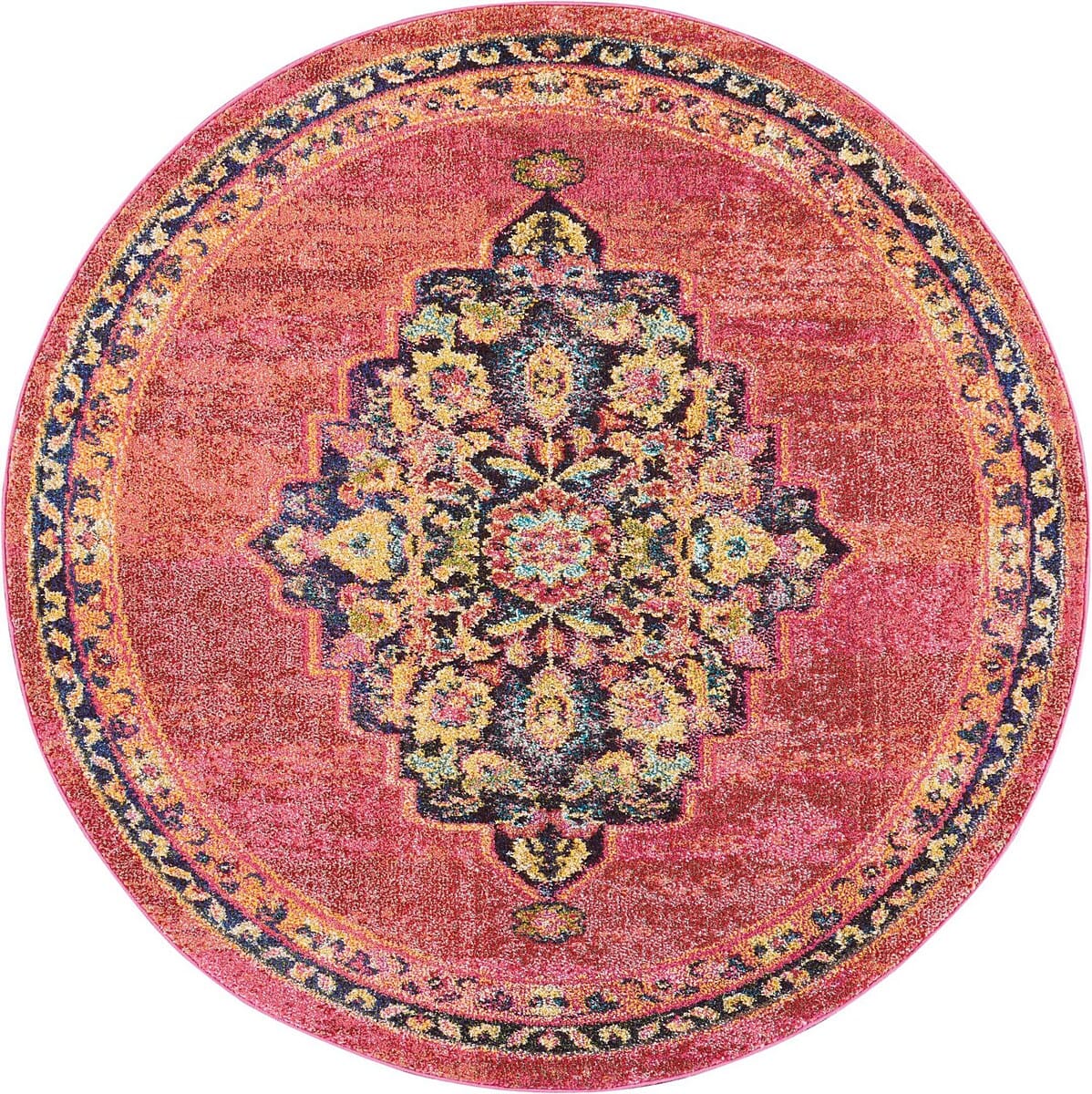 Nourison Passionate Pst01 Pink Flame Area Rug