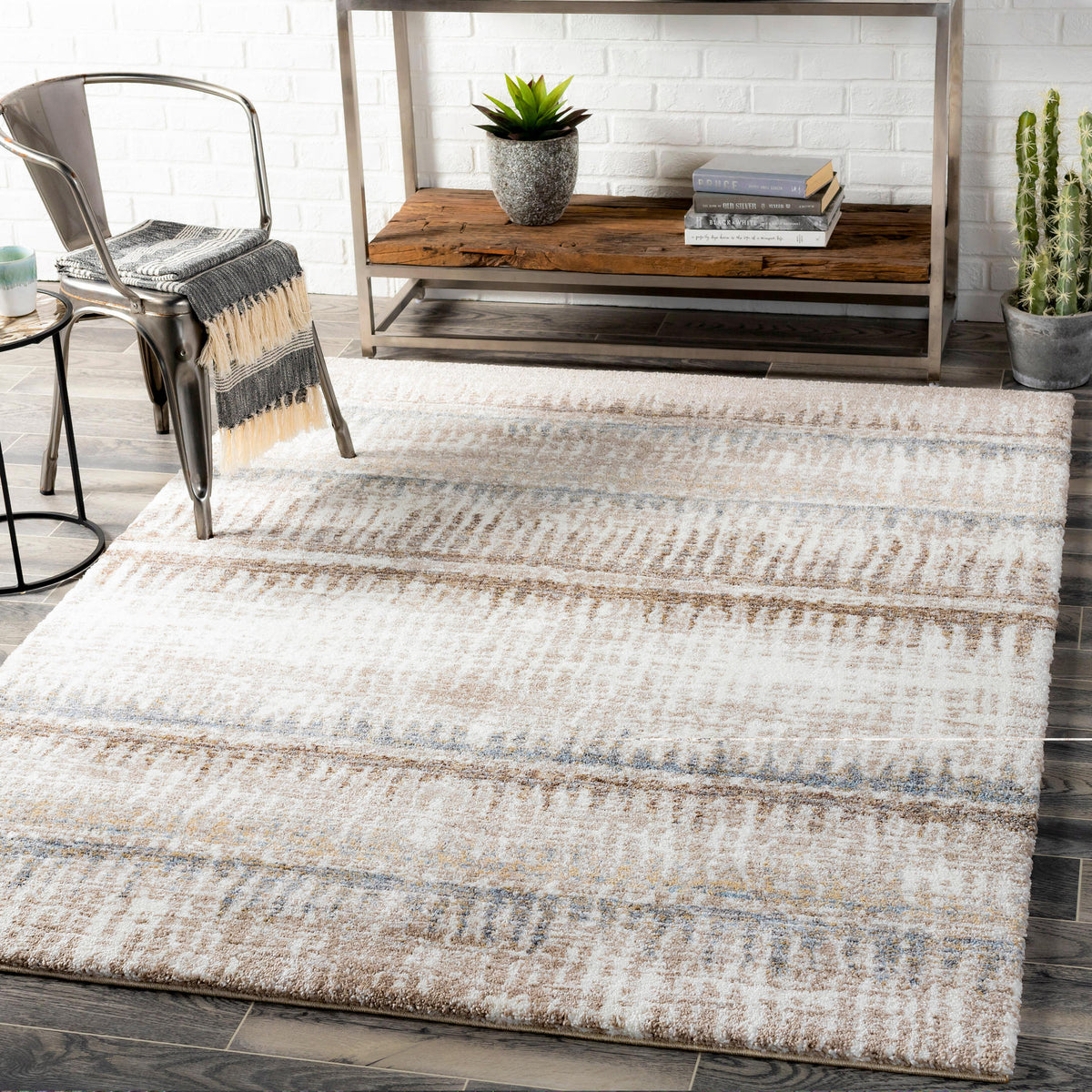 Surya Portofino Ptf-2307 Tan & Ivory Rugs.