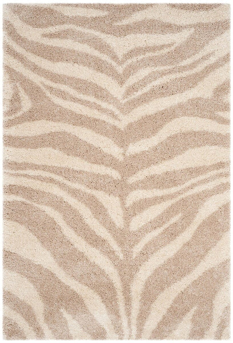 Safavieh Portofino Shag Pts215B Ivory / Beige Rugs.