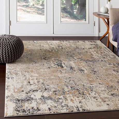 Surya Pune Pun-2300 Beige, Taupe, Camel, Dark Brown Rugs.